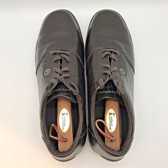 Rockport US Low 6 Pinecone Leather Oxfords K59252  Men\'s 13M Brown Lace Up Shoes main image 8